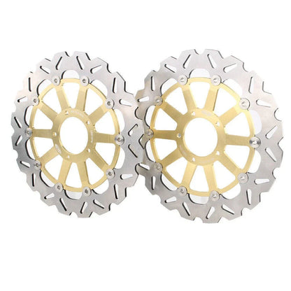 Gold Front Brake Disc Rotors for Ducati Multistrada Enduro 1200 (2016-2018)