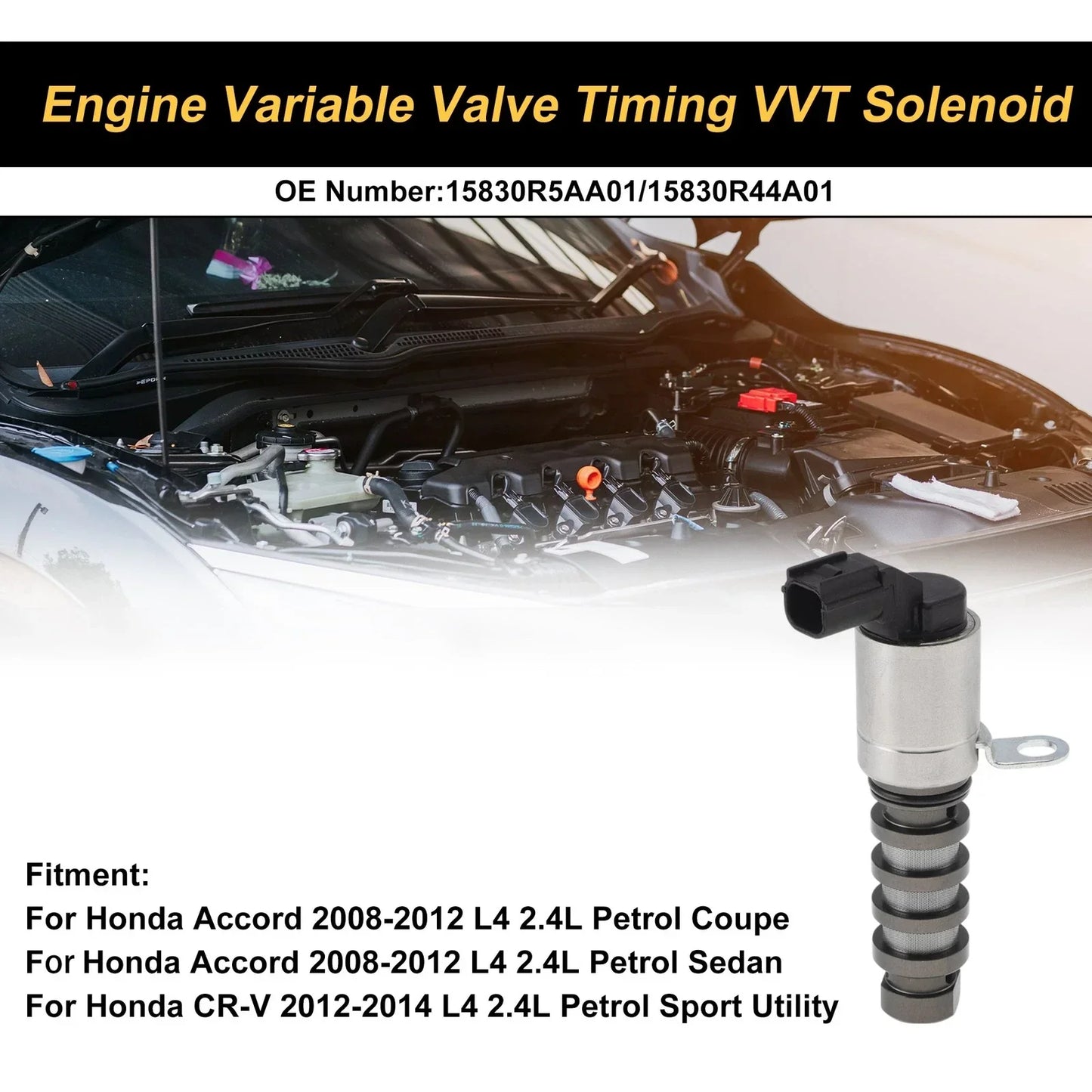VVT Solenoid for Honda Accord 2008-2012 (2 x)