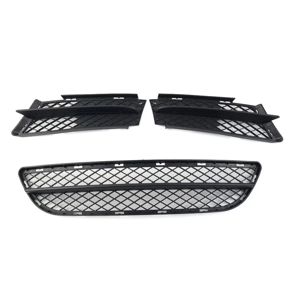 Front Lower Bumper Grilles Cover Set for BMW 3 Series E90 E91 (2006-2008)