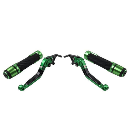 Folding Extendable Brake Clutch Levers & Handlebar Grips for Suzuki GSXR150