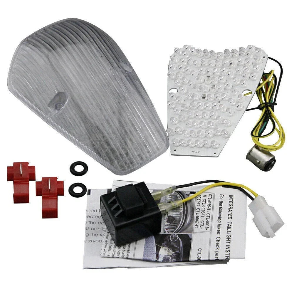 LED Tail Light Turn Signals Clear for Honda VTX1300 1800 (2002)