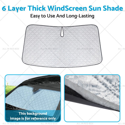 6 Layer Thick WindScreen SunShade for Leapmotor C10 (2024-2025) UV Protection
