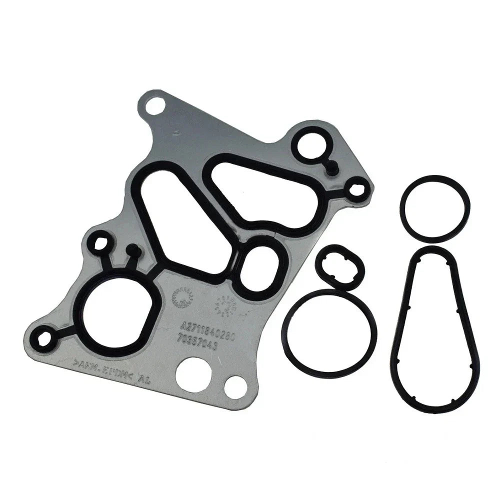 Oil Filter Housing Gasket & O-Rings for Mercedes-Benz C250 C180 C200 C300 E200 (2012-2015)