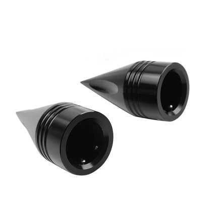 Spike Front Axle Cap Nut Covers for Harley Touring Dyna Sportster 1200