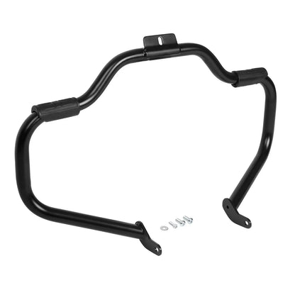 Mustache Engine Guard Crash Bar & Footpeg Clamps for Harley Softail (2000-2017)