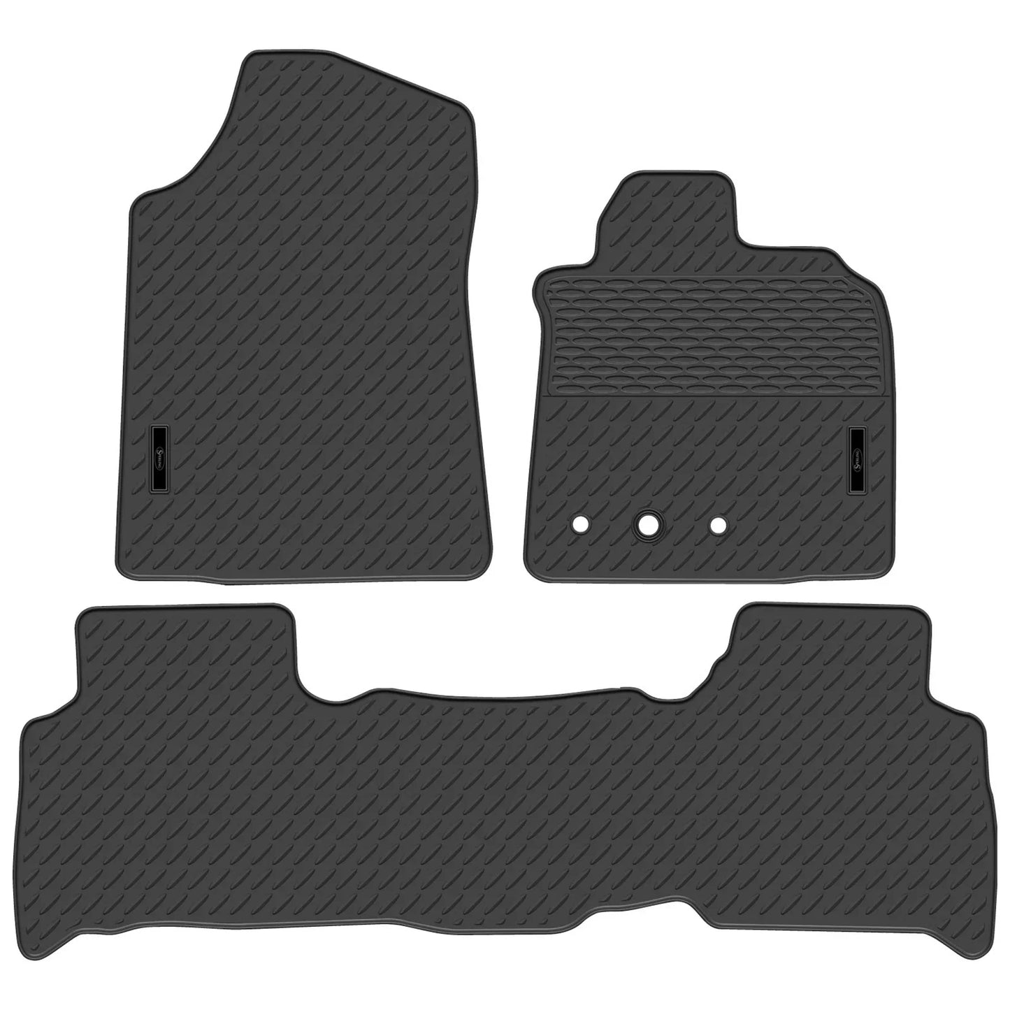 Full Set Custom Fit Moulded Rubber Floor Mats for Landcruiser UZJ200 2011-2012