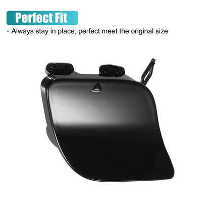 Front Bumper Tow Hook Cover for Mercedes-Benz A1178851222 Glossy Black