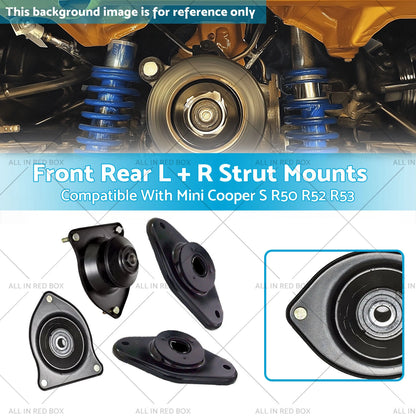 4 Pcs Strut Mounts for Mini Cooper S R50 (2002-2006)