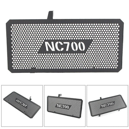 Black Front Radiator Engine Cooler Grill Cover for Honda NC700X NC700S (2012-2018)