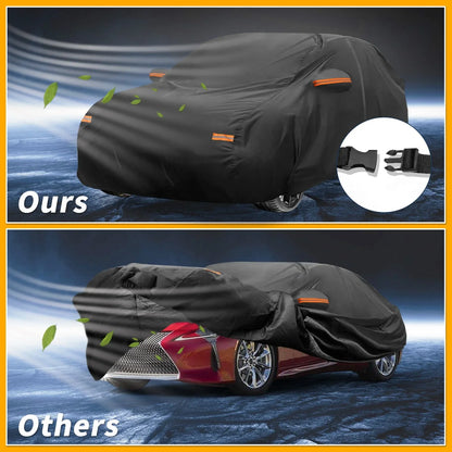 Waterproof All Weather Car Cover for Lexus LC Black 190T-PU (2018-2023)