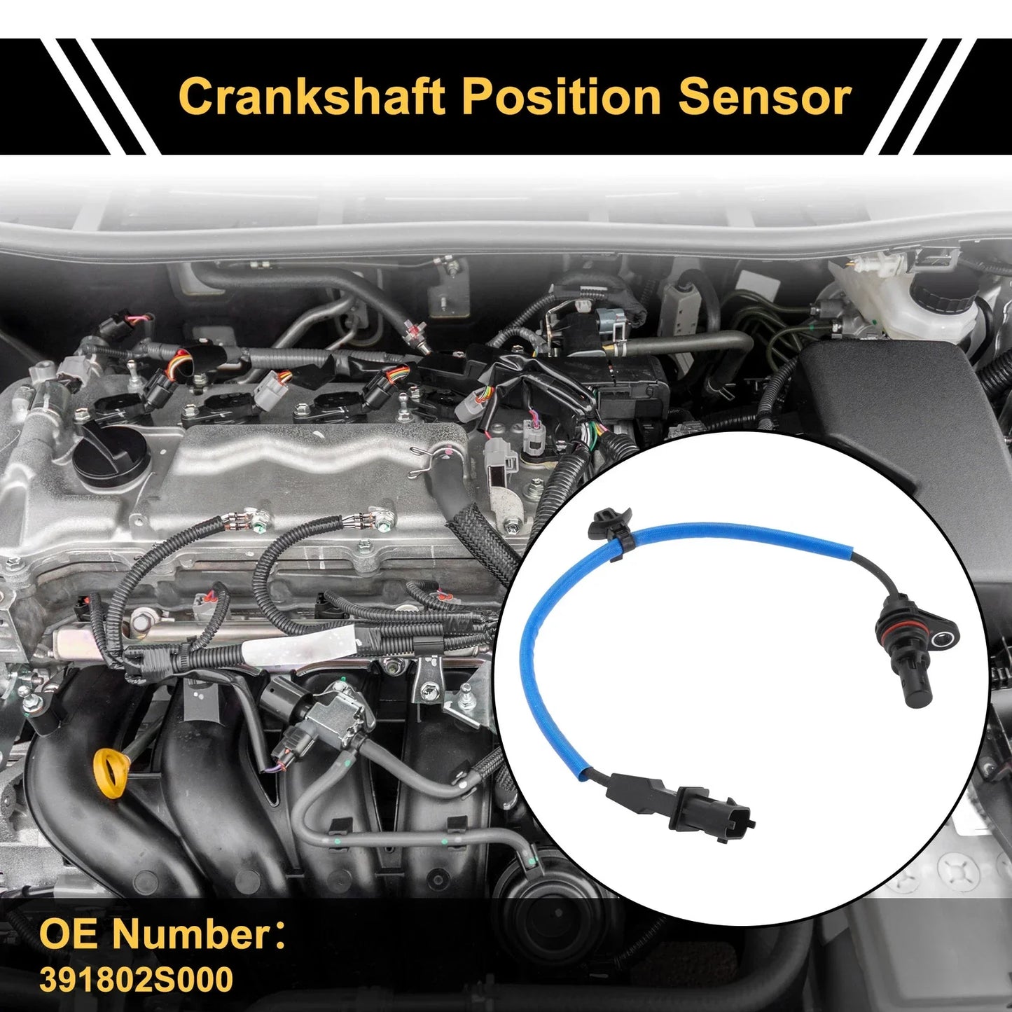Crankshaft Position Sensor for Hyundai Accent 1.6 (2020-2022)