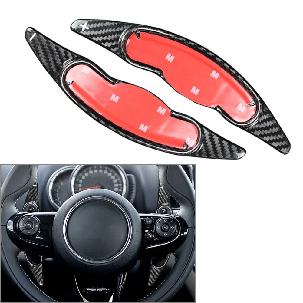 Carbon Fiber Steering Wheel Shift Paddle for BMW Mini Cooper (2014-2023)