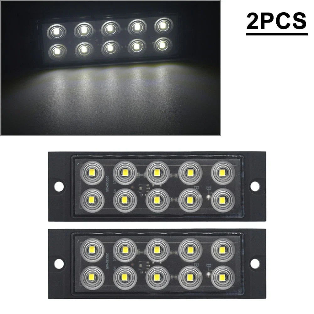 10 LED Side Marker Lamps for Car Truck Trailer Lorry Tractor RV