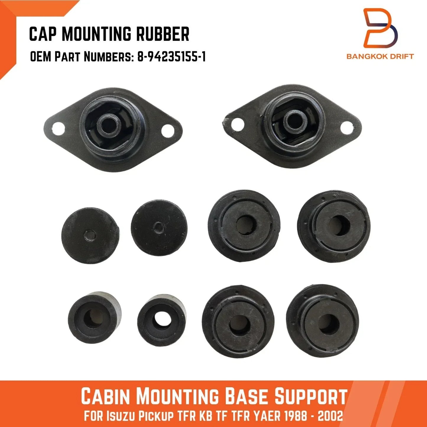 Cabin Mounting Base Support for Holden Rodeo TF TFR Pickup (1988-2002)