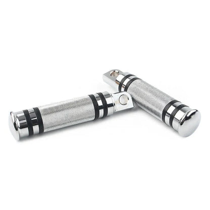 Chrome Aluminum H-D Male Mount Footpegs Footrests for Harley Davidson
