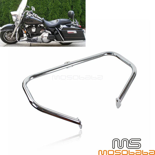1-1/4" Tube Crash Bar Bumper Engine Guard Chrome for Harley Touring (1997-2008)