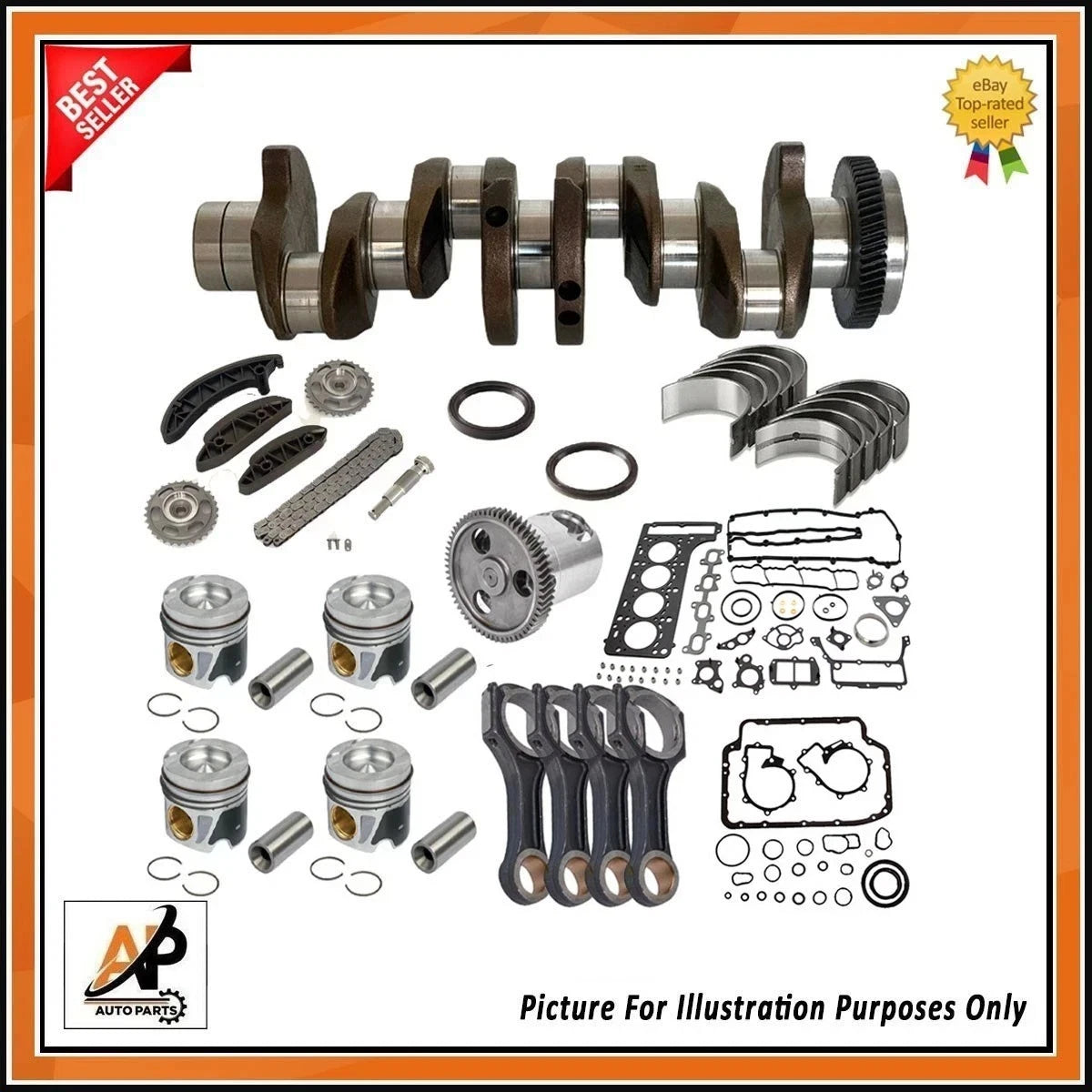 Crankshaft Rebuild Kit OEM for Mercedes Benz Sprinter OM651 (2006–2018)