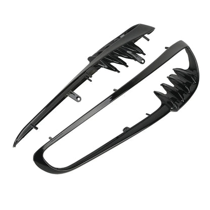 Black Radiator Trim Bezels for Harley V-Rod VRSCA VRSCB Night Rod (2001-2010)