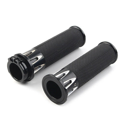 Black Handle Bar Hand Grips for Harley Sportster XL883 XL1200 (2004-2023)