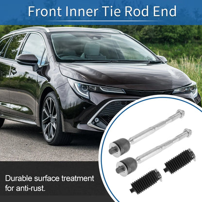 4 x Front Inner Tie Rod End Links for Toyota Highlander (2001-2023)