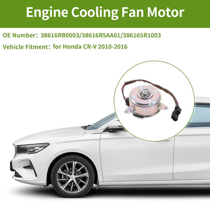 Radiator Fan Motor for Honda CR-V (2010-2016) 1 x Motor