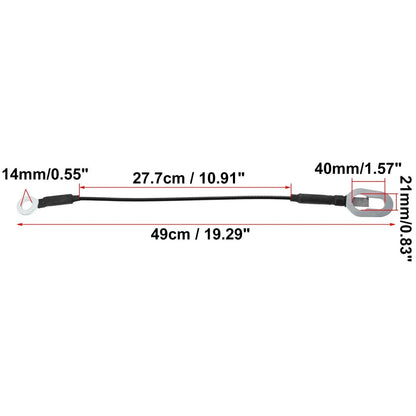 2 x Tailgate Cable Holders for Dodge Ram 1500 2500 (1994-2002)