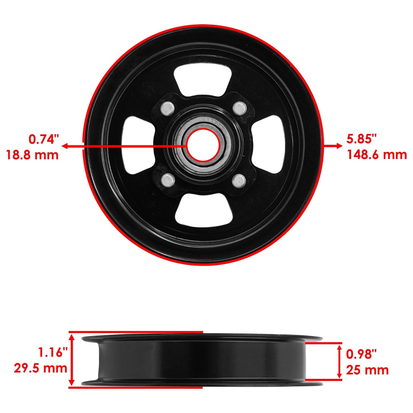 Deck Spindle Blade and Pulley Replacement for John Deere (2011–2018)