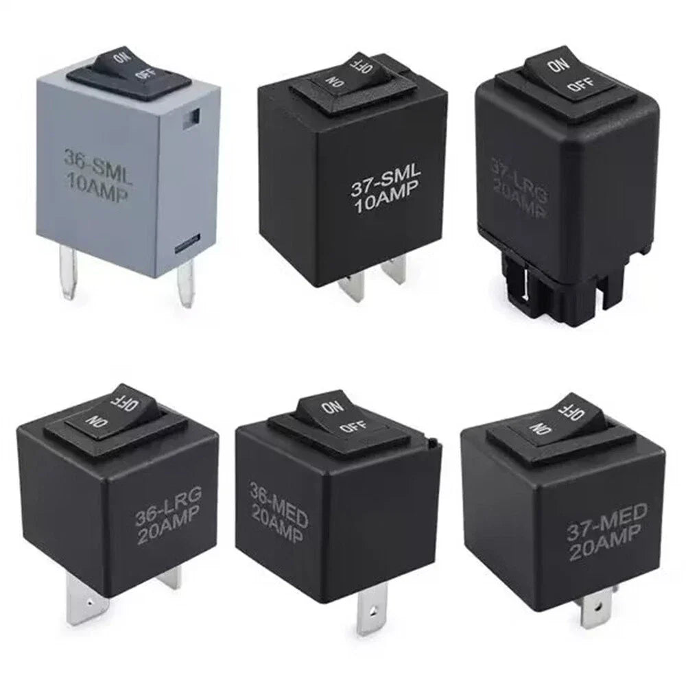 6 x 12V Fuel Pump Relay Switch Kit for Cars (Various Years)