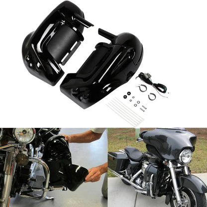 Vented Leg Fairing Speakers for Harley Electra Glide Road King (1983 - 2013)