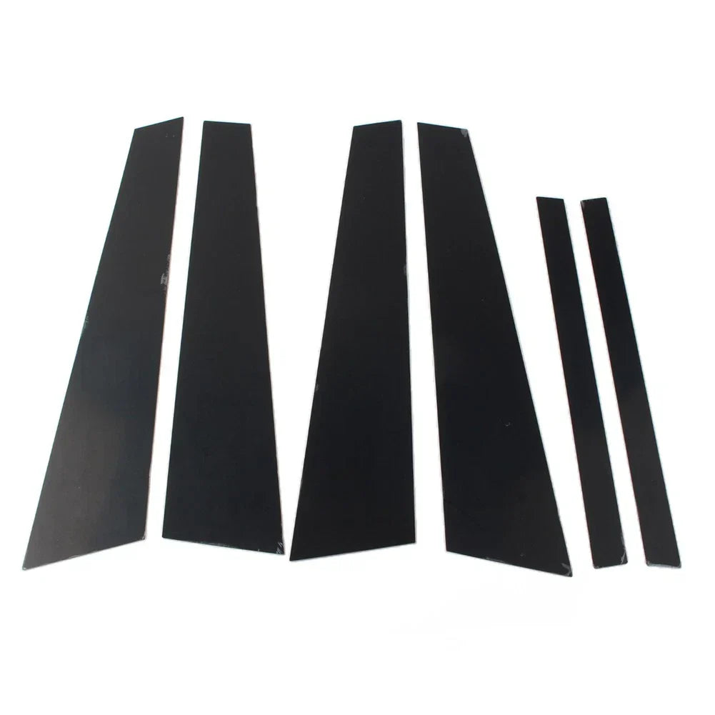 6 x Car Window Pillar Post Door Trim Covers for BMW 7 Series (2009-2015)