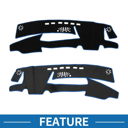 Dashboard Cover Mat for Lexus ES 300h 2021-2023 Sun Protector Pad Black Blue