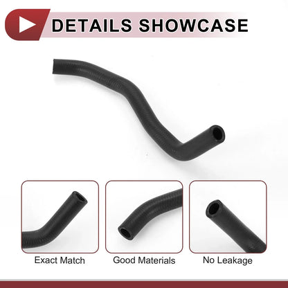 Radiator Coolant Hose for Honda CR-V 2.4L (2002-2006) Rubber Black