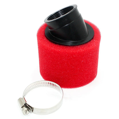 42mm Bent Angled Foam Pod Air Filter for 140cc PIT Quad Dirt Bike ATV