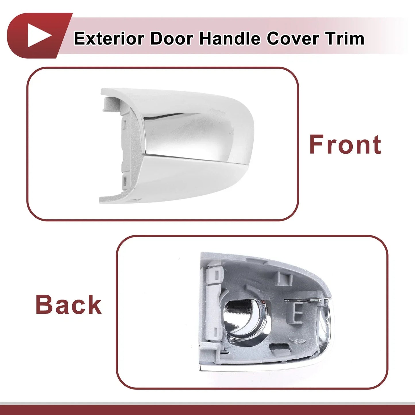 Exterior Door Handle Cover Trim for MERCEDES-BENZ C-Class (2015-2023)