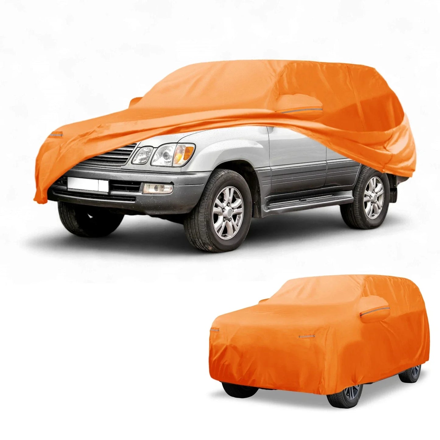 Waterproof All Weather Car Cover for Lexus LX (2016-2023) - Orange 210D-PU