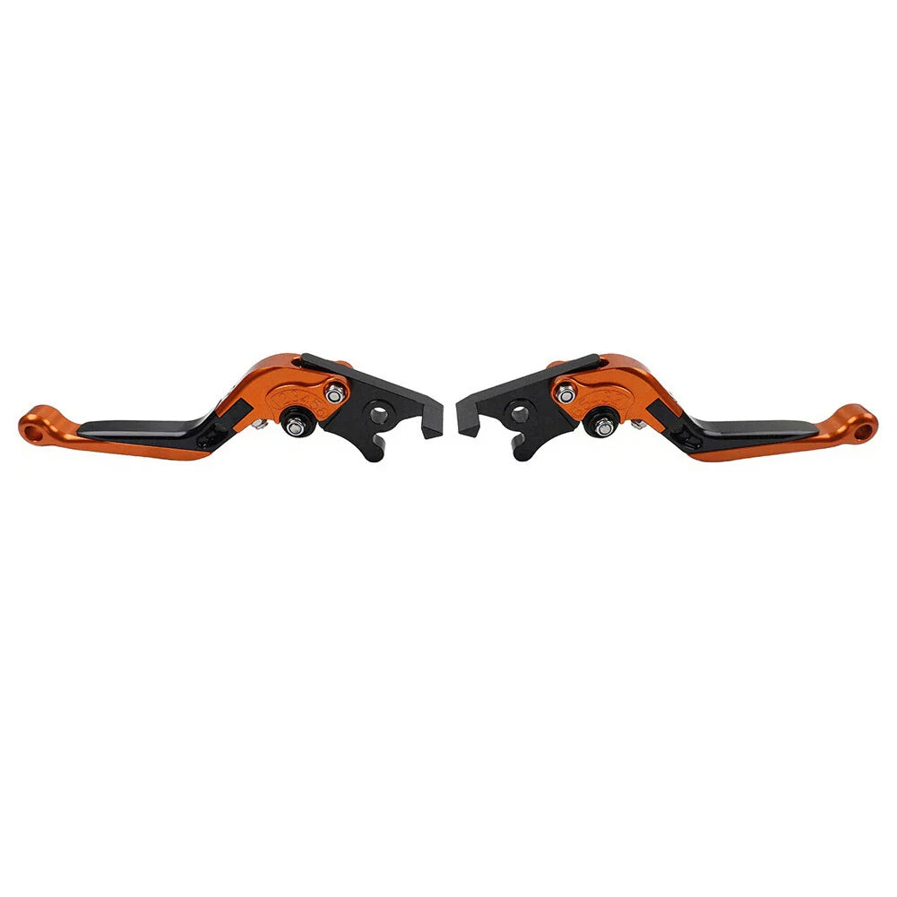 CNC Orange Extendable Brake Clutch Levers for Suzuki GSXS125 GSXR150 (2017-2019)