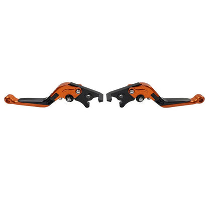 CNC Orange Extendable Brake Clutch Levers for Suzuki GSXS125 GSXR150 (2017-2019)