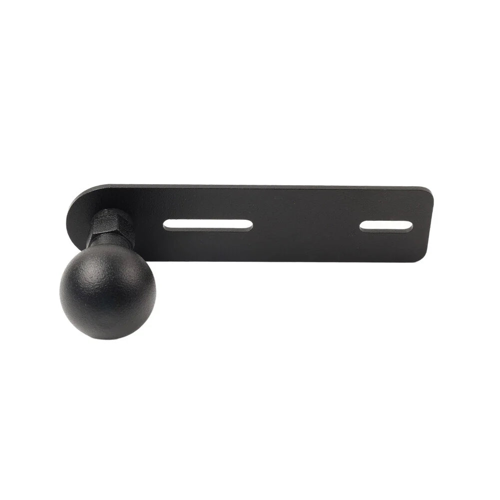 Universal Aluminum Ball Head Base GPS Phone Holder Bracket Clamp Stand Black