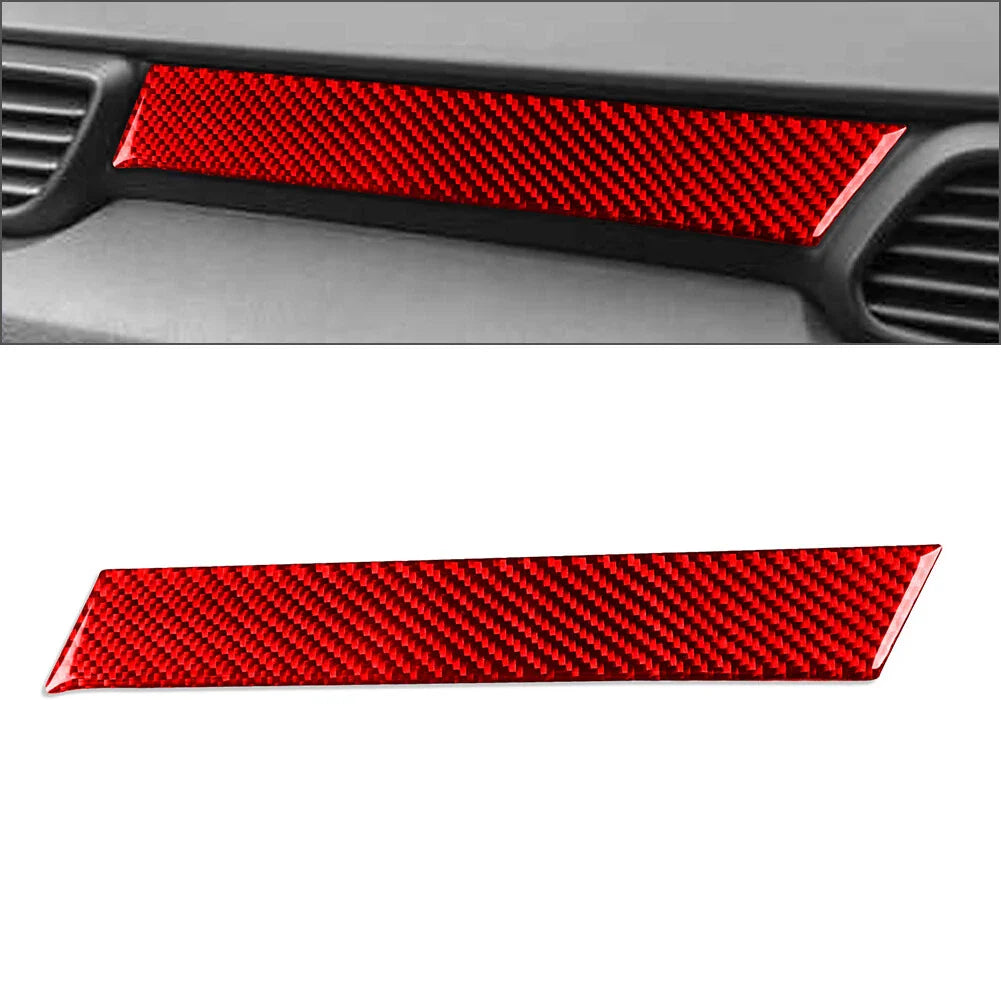 Carbon Fiber Co-pilot Dashboard Cover Trim for Hyundai Veloster 2019-23