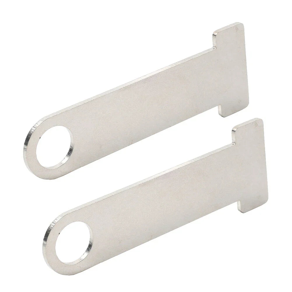 Universal Motorcycle Helmet D-Ring Steel Lock Extensions for Scooter Biker