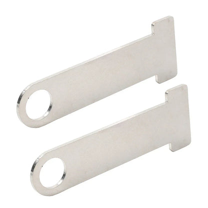 Universal Motorcycle Helmet D-Ring Steel Lock Extensions for Scooter Biker