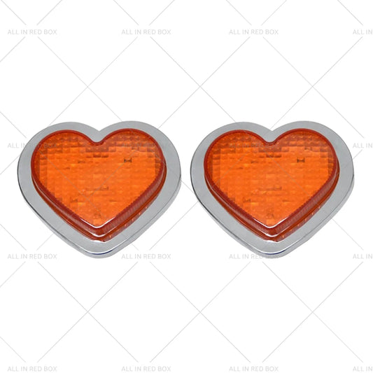 12V LED Side Marker Indicators Clear Flash Amber for Car