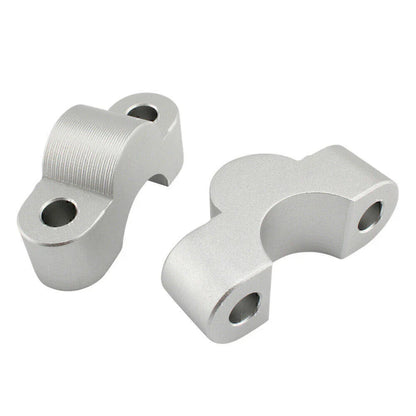 Silver Handlebar Risers Lift Clamp Adapters for BMW S1000XR (2020-2023)