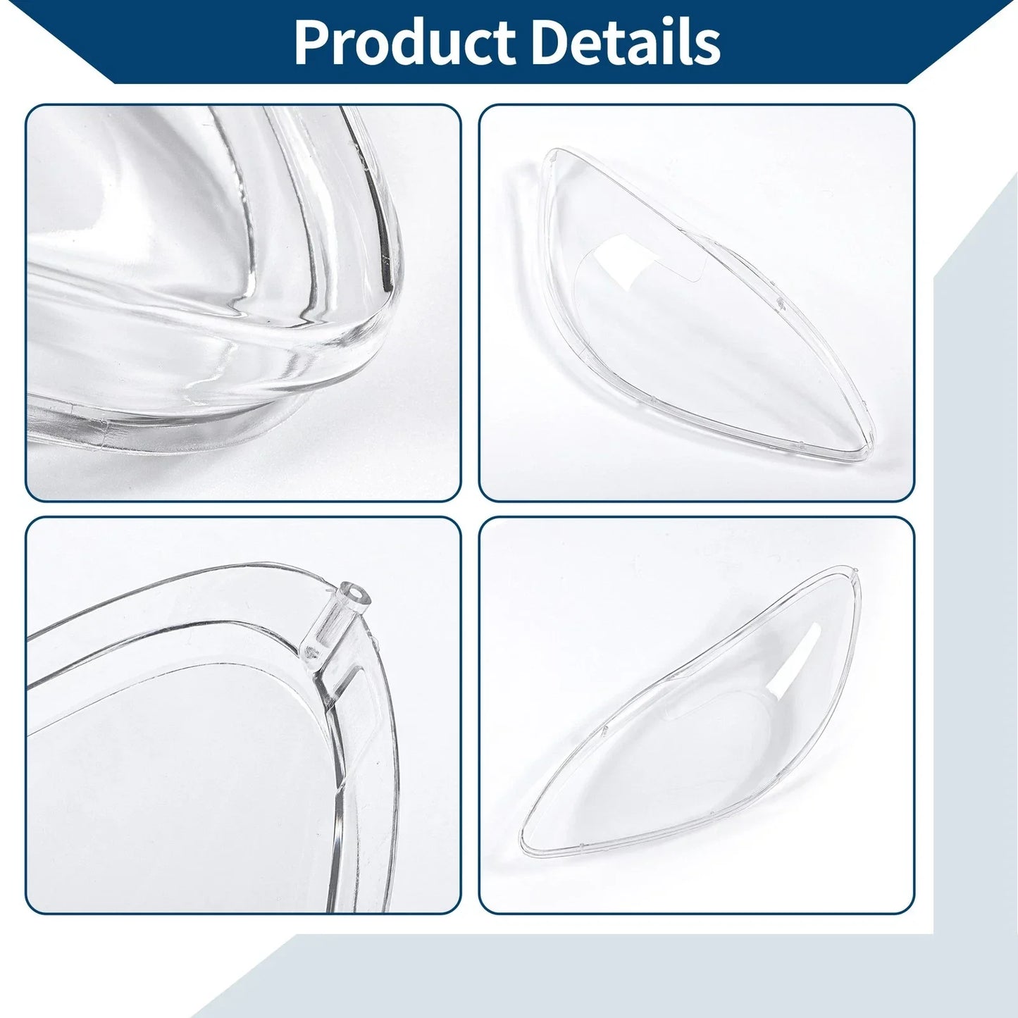 Car Front Right Headlight Lens Cover for Mercedes-Benz Viano (2003-2014)