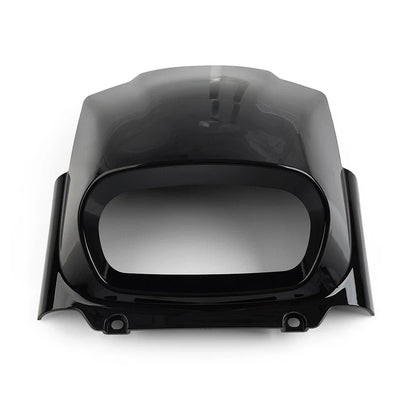 Glossy Black Headlight Fairing for Harley M8 Softail Fat Bob (2018-2022)