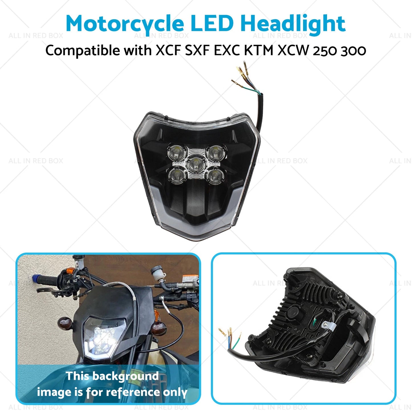 LED Headlight for KTM XCF SXF EXC XCW 250 300 350 450 500