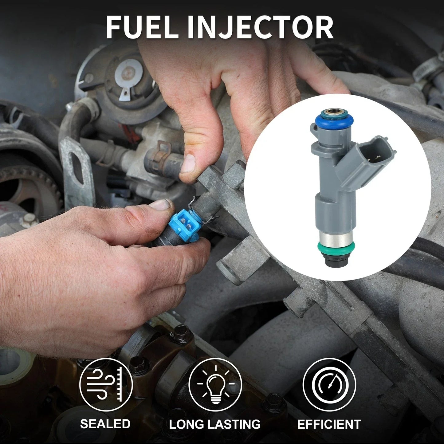 Fuel Injector 6 x No.16450-R70-A01 for Honda Accord (2008-2012)