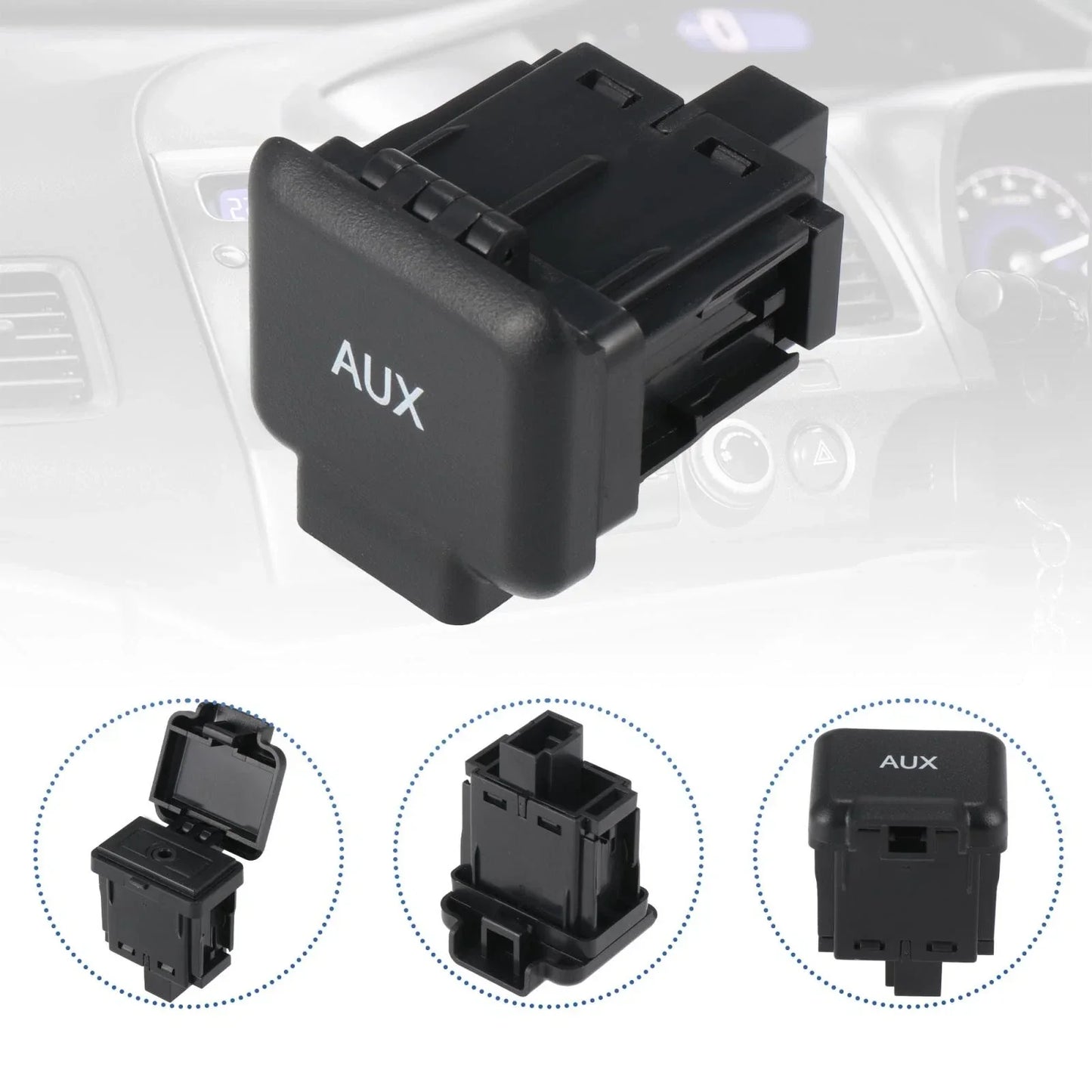 Auxiliary Input Jack Assembly for Honda Ridgeline 3.5L (2006-2014)