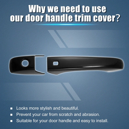 8pcs Exterior Side Door Handle Cover Trim for Dodge Durango (2011-2021)