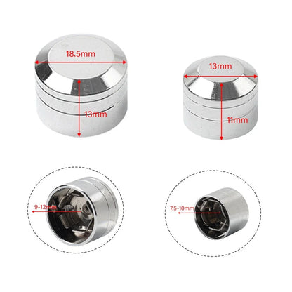 60 x Black Engine Bolt Caps Covers for Harley Evolution Engines (1984-1999)